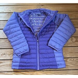 Columbia Puffer Coat Size Medium (10-12) Girl’s Purple Full Zip